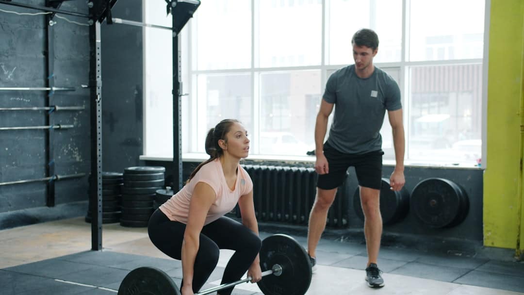 private personal training session in a modern facility