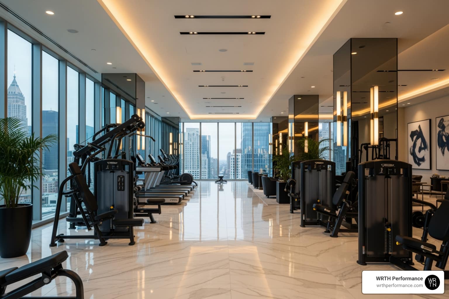 high end fitness centers luxury interior